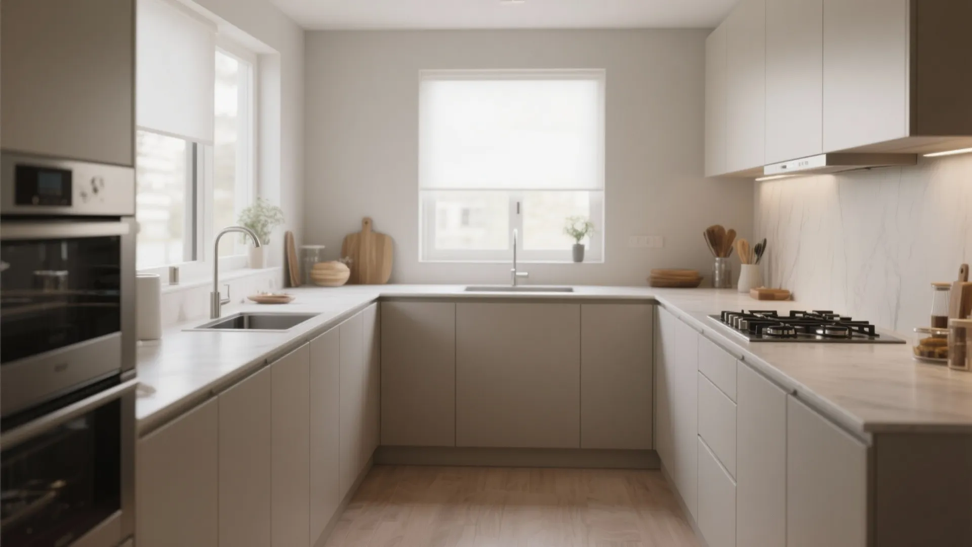 5. U-Shaped Layout for Maximum Counter Space