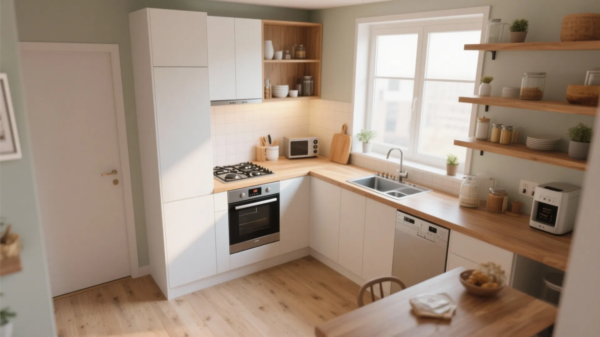 4. The U-Shape Micro-Chef Zone