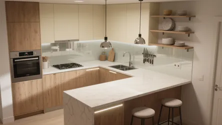 5 U-Shaped Kitchen Remodel Ideas