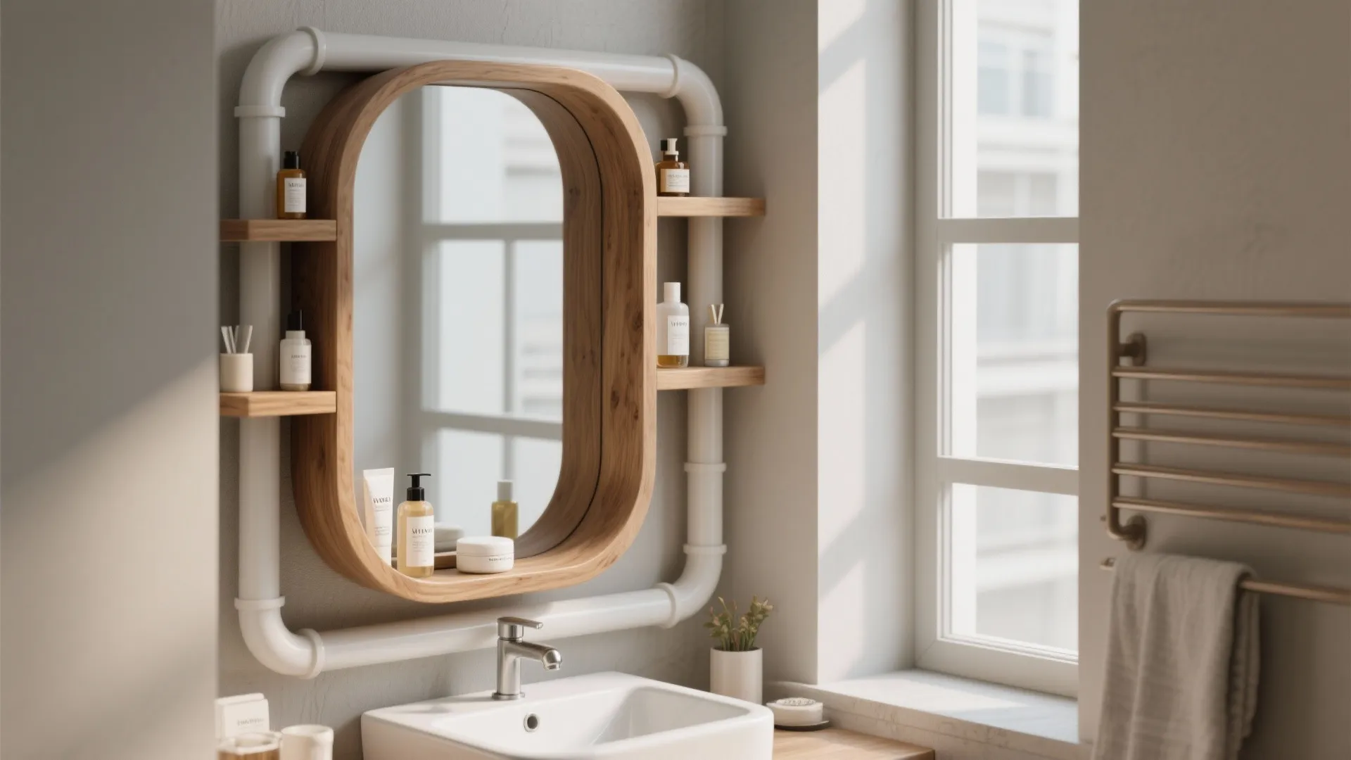2. U-Shaped Shelves