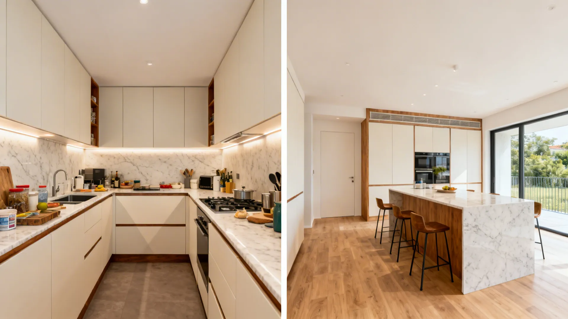 The Space-Saving Power of an L-Shape