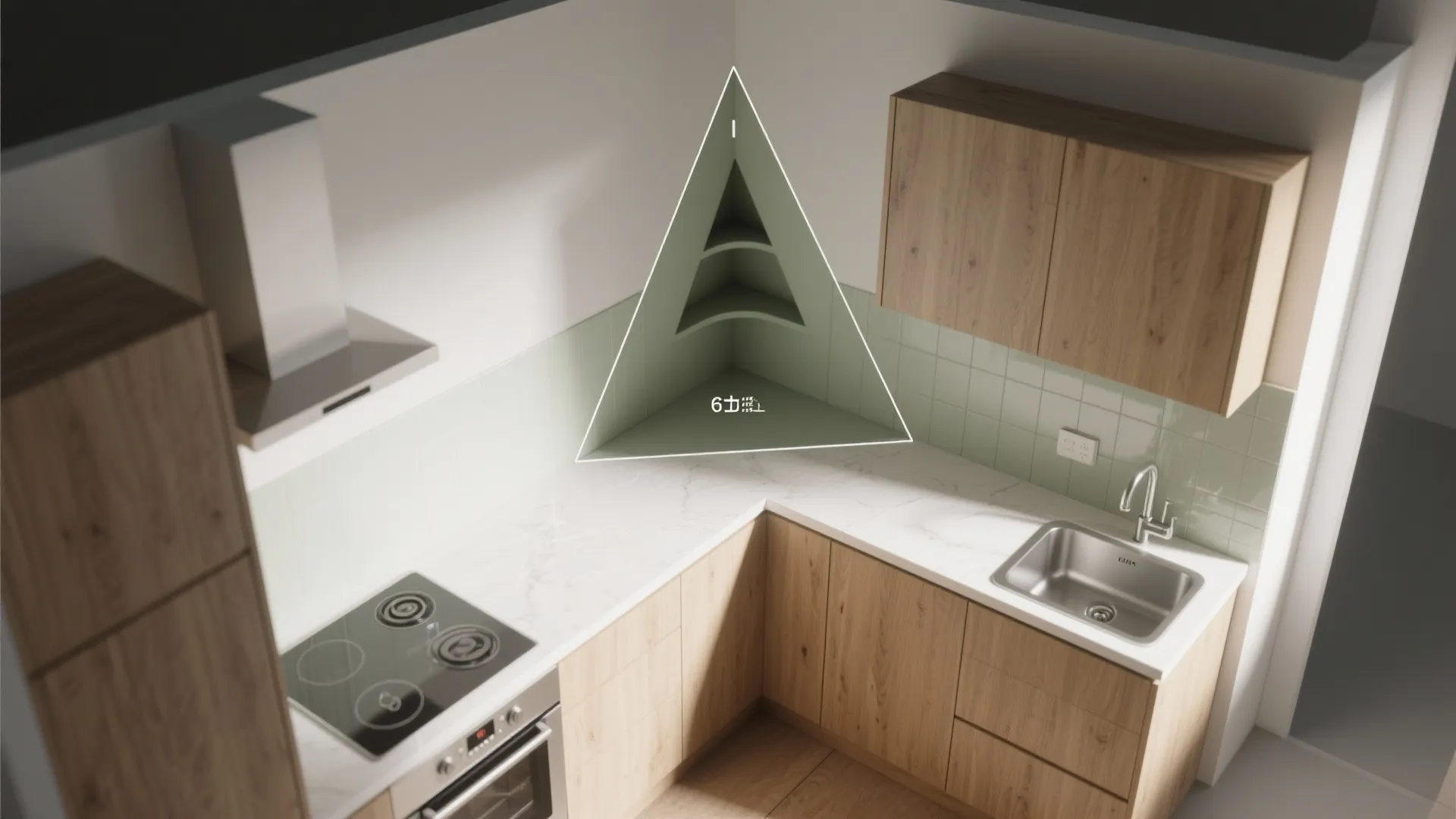 L-Shaped Micro-Layout that Adds Display Niche