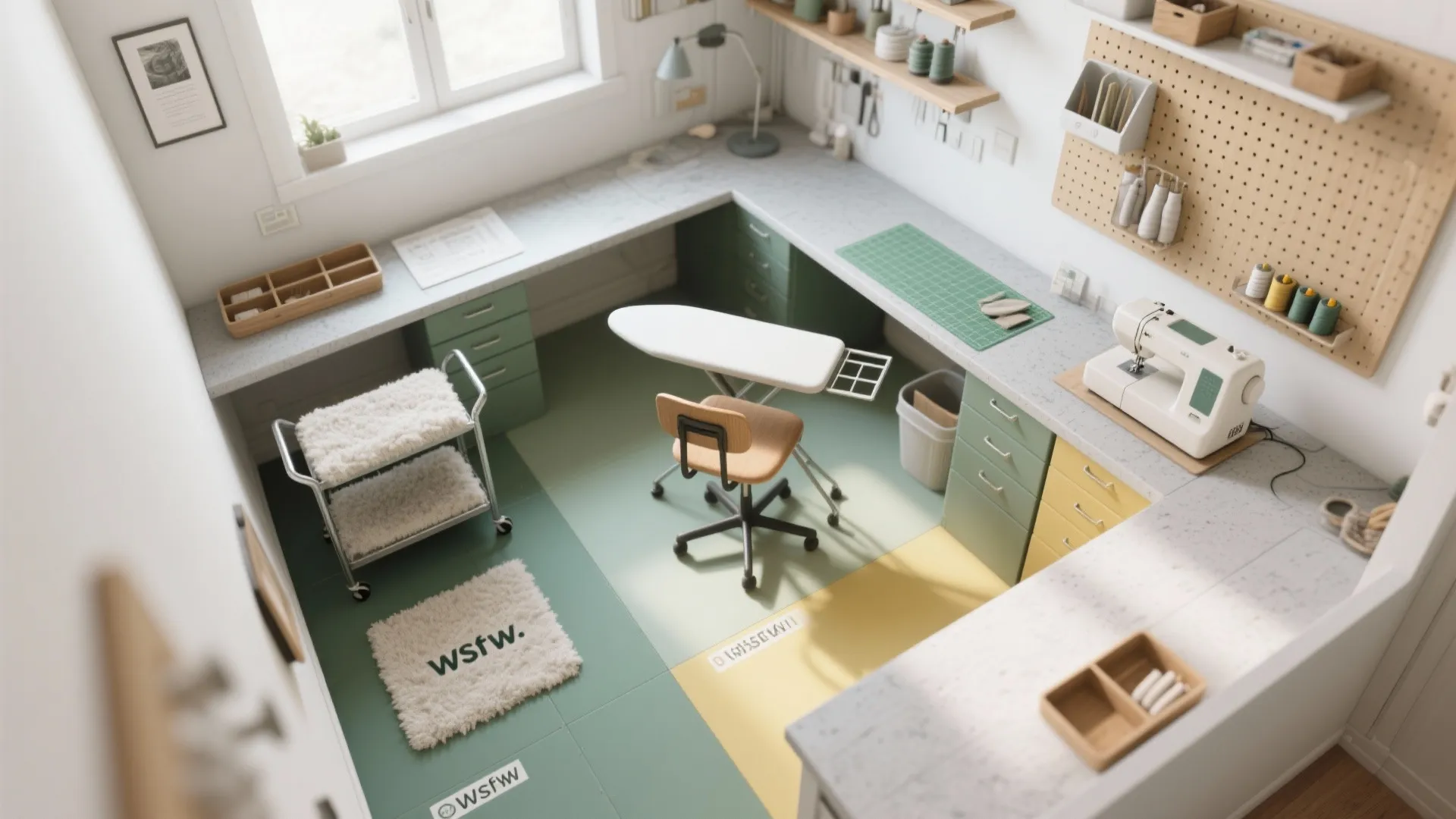 Three-Zone Workflow in Tight Quarters