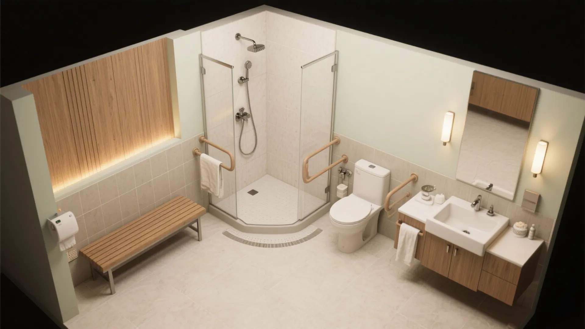 Universal Design Bathrooms That Feel Like Spas