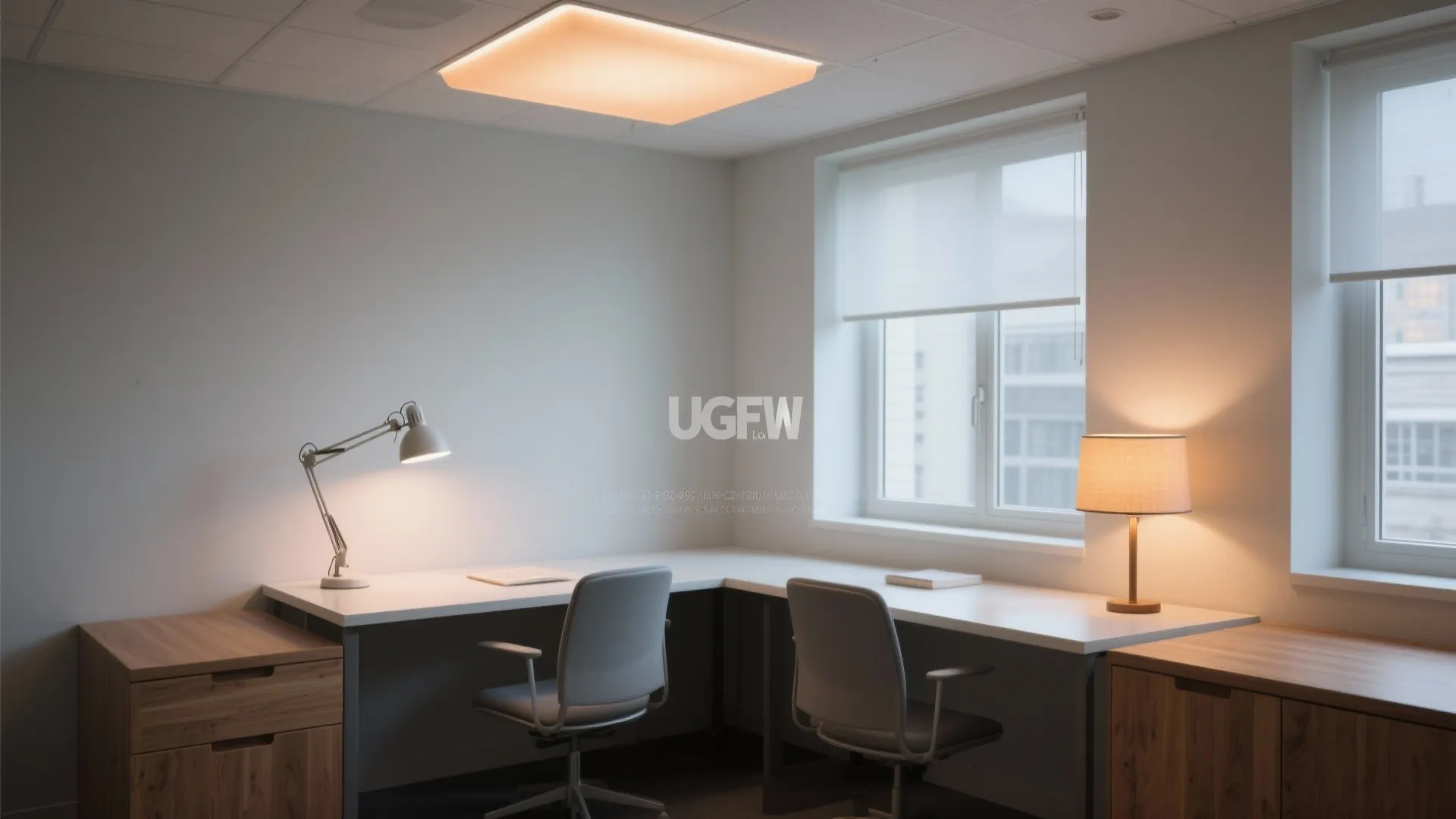 Daylight and layered lighting for long-haul focus