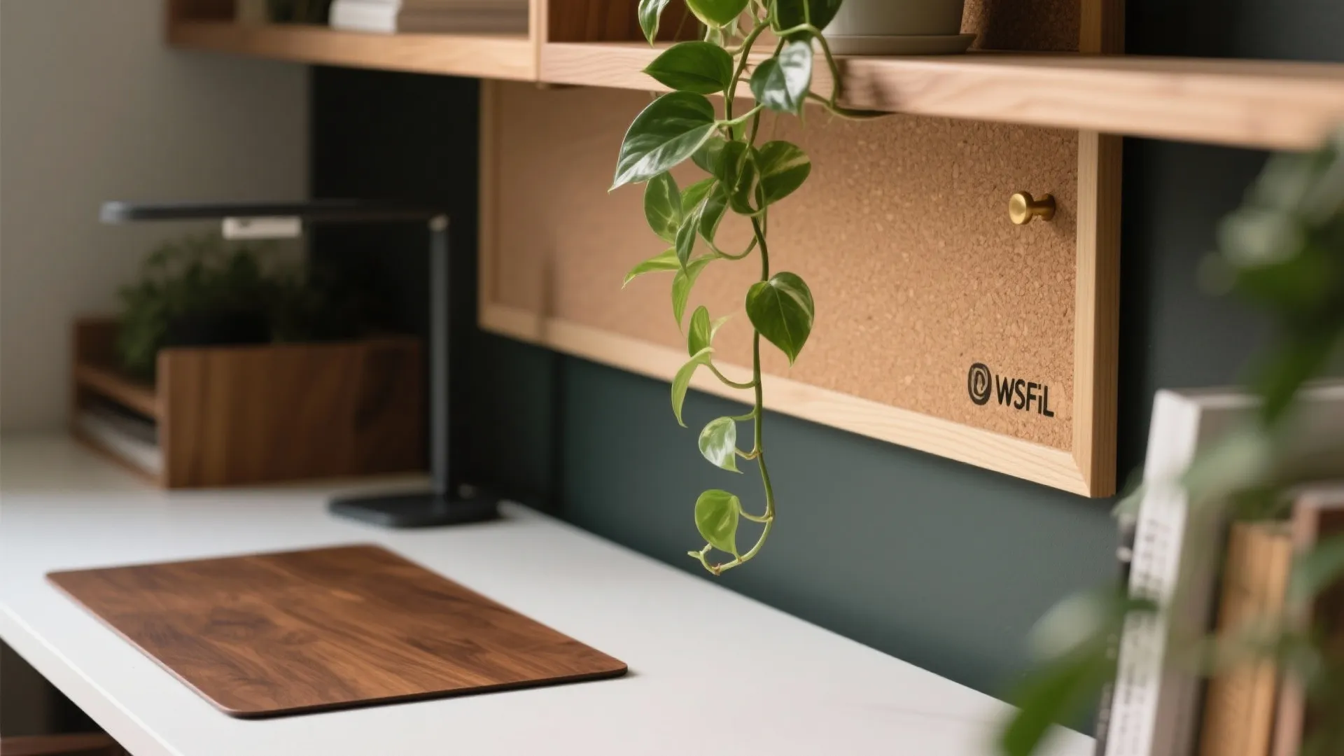 Warm wood and biophilic touches to lower stress