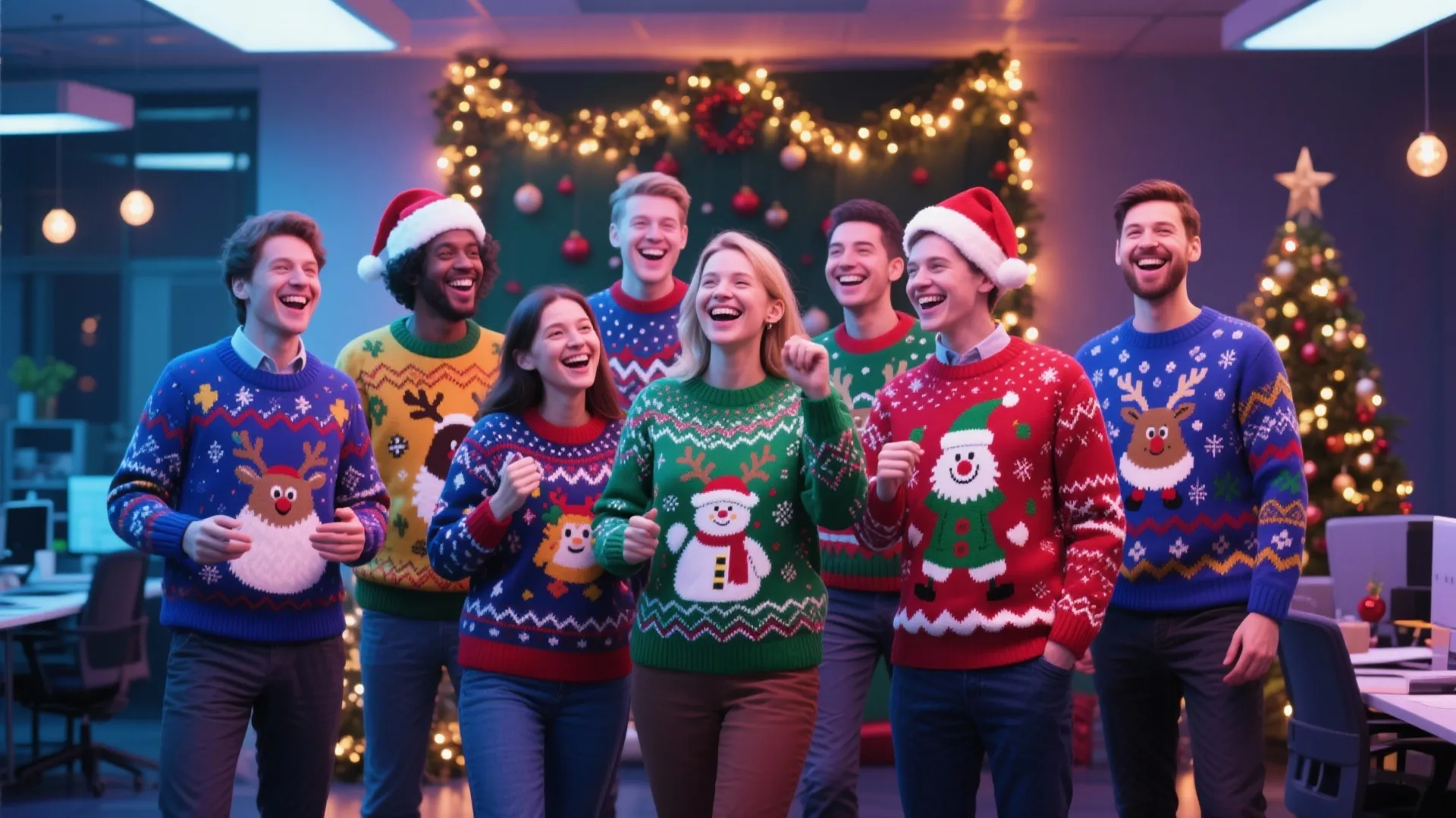 3. Ugly Sweater Contest