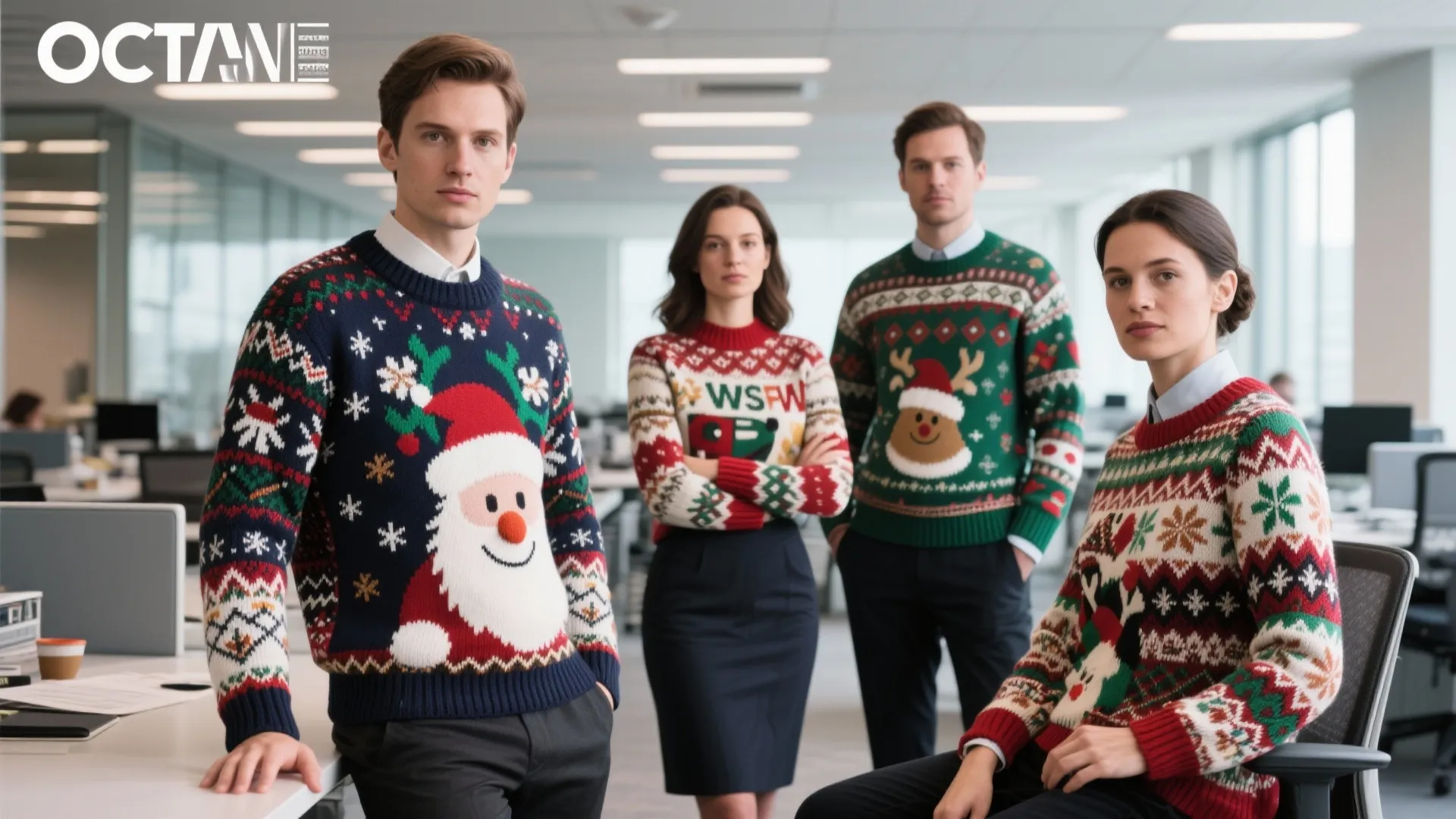 1. Ugly Sweater Day Glam