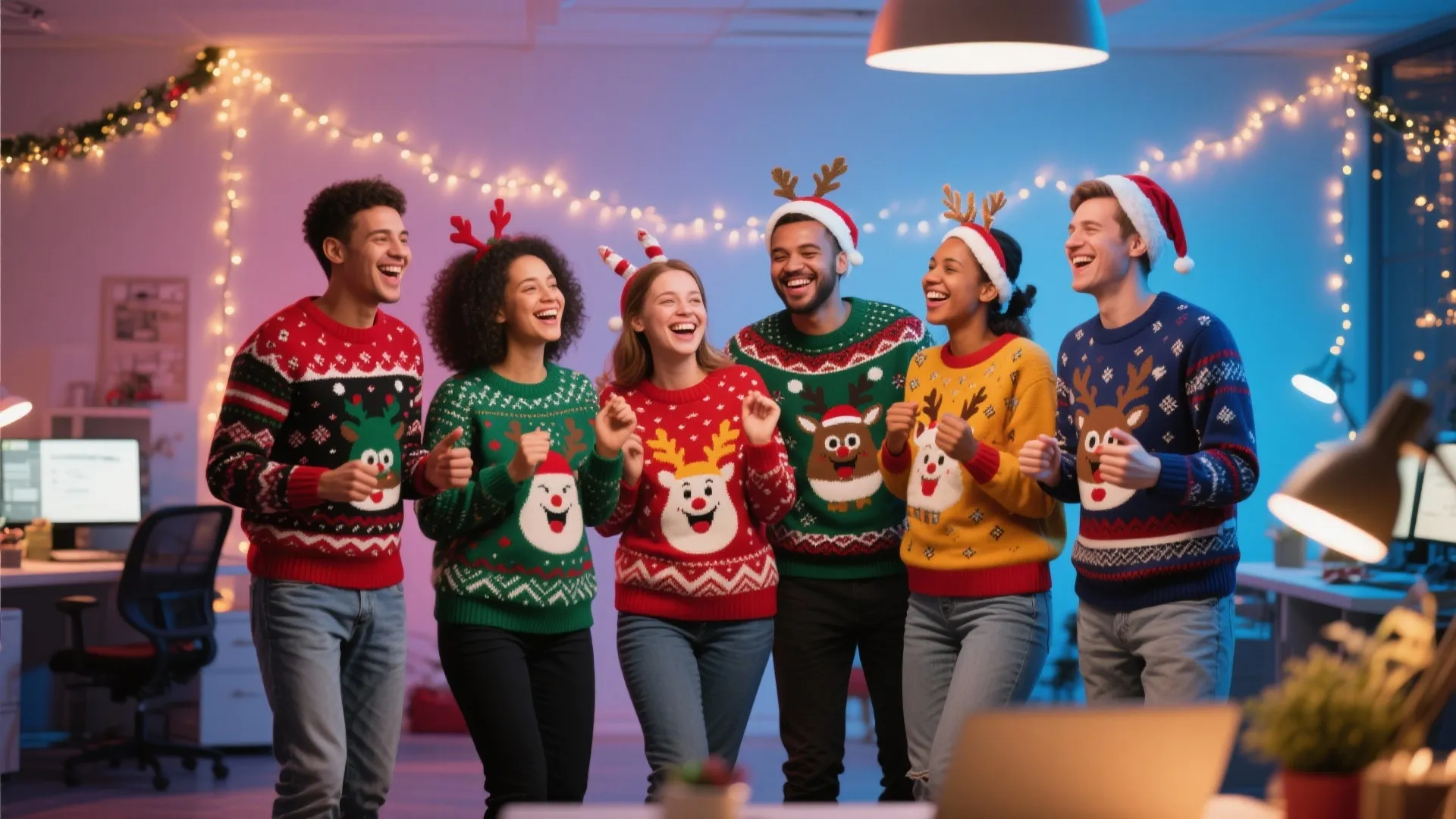 3. Ugly Sweater Contest