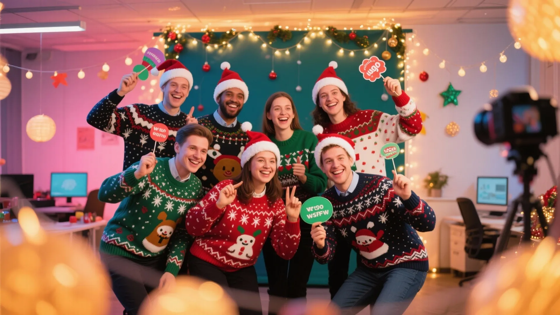 5. Ugly Sweater Meet Photo Booth