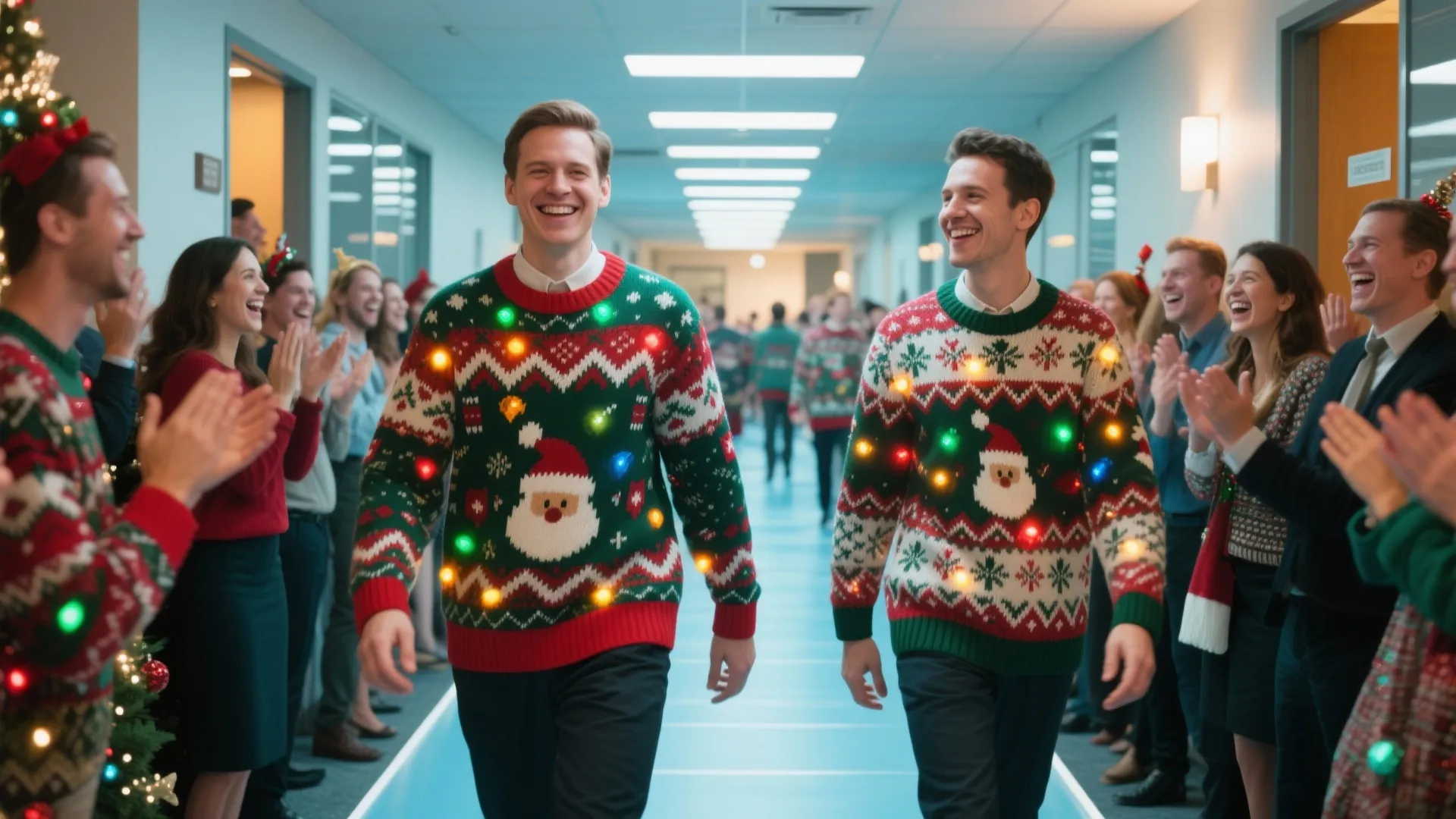 5. Ugly Sweater Fashion Show