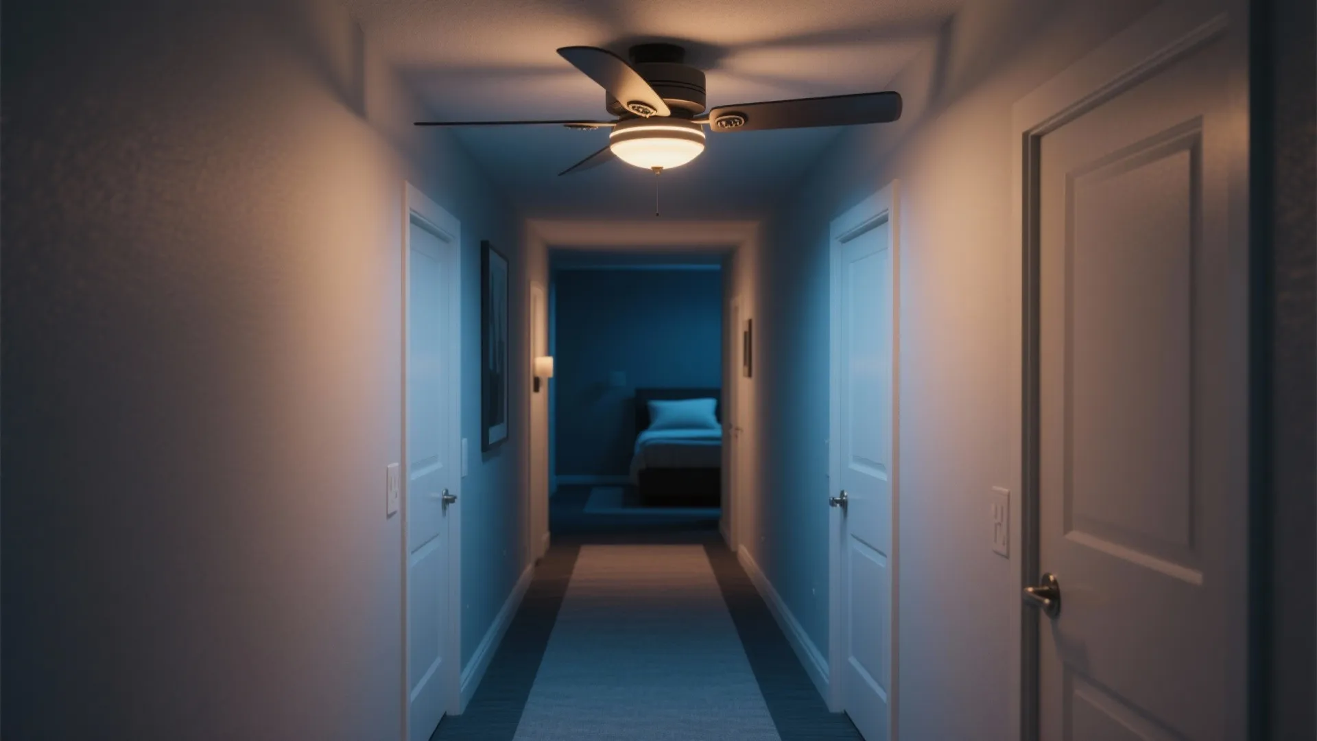 Ultra-Quiet DC Motor Fans for Nighttime Corridors