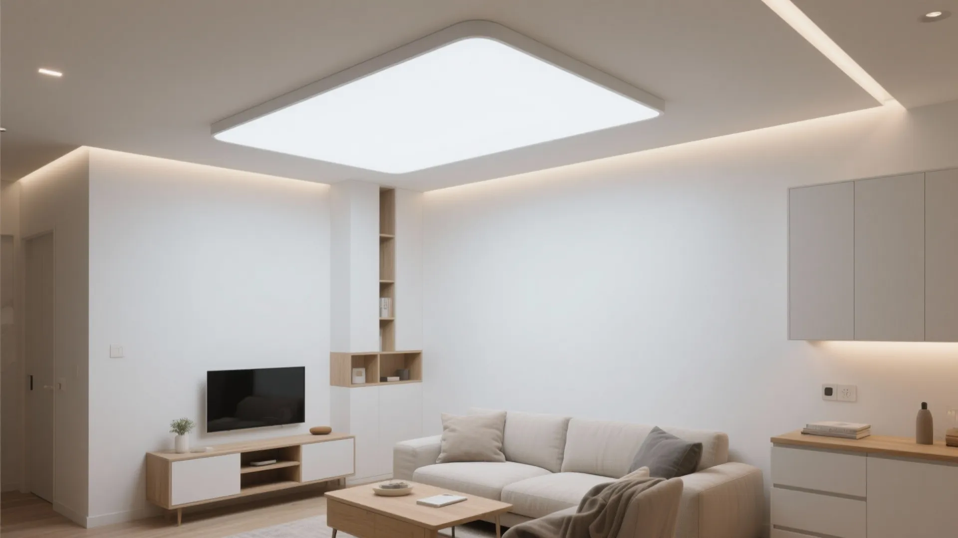 Ultra-thin LED panel for seamless, glare-free living