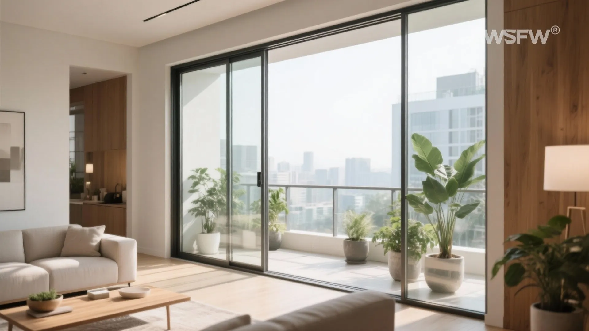 Frameless or Ultra‑Slim Glazing that Makes the Balcony Vanish