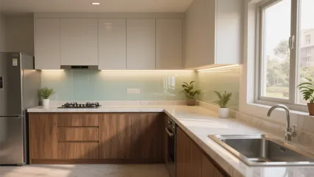 5 kitchen design ideas for a 3 BHK flat in Ulwe