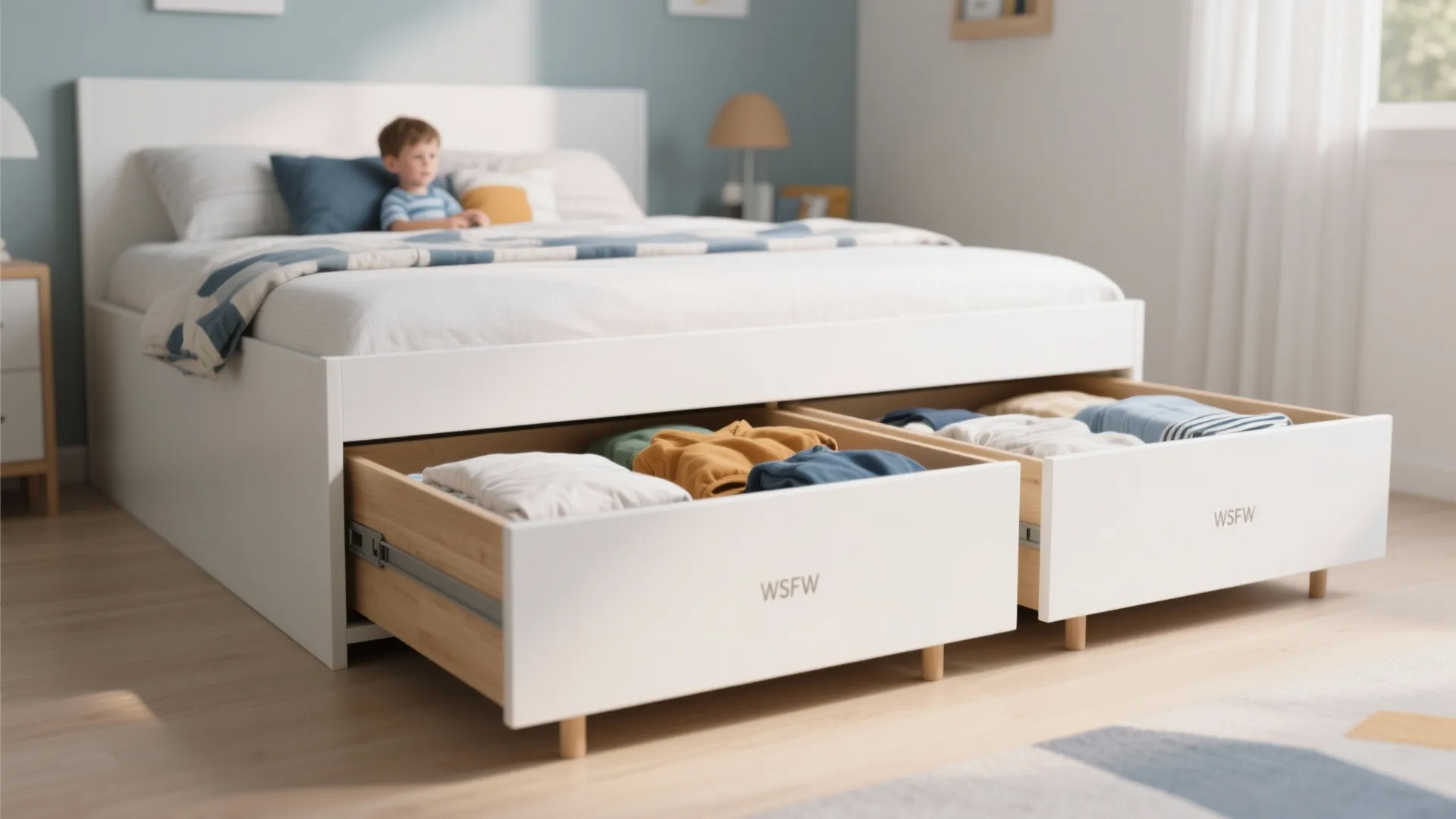4. Under-Bed Storage Drawers