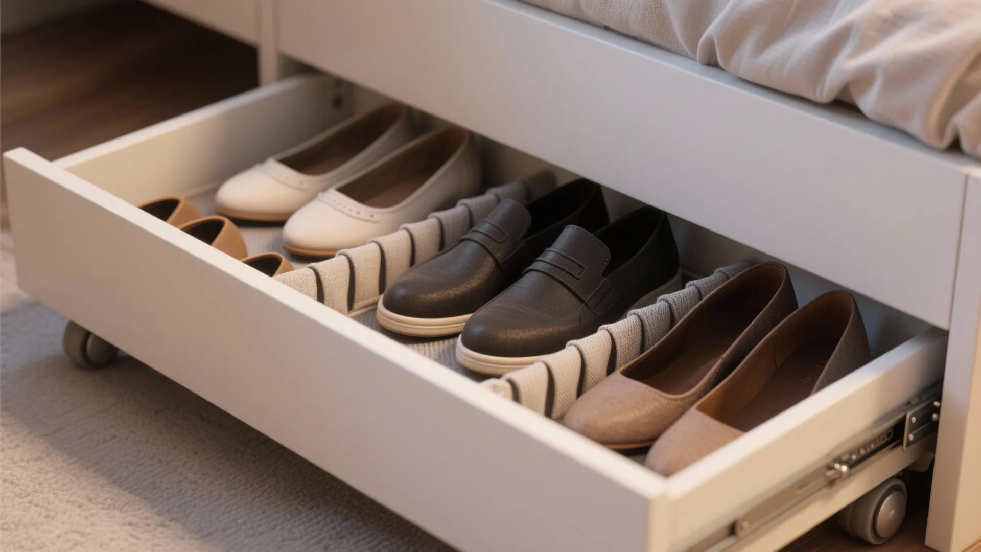 4. Under-bed and under-sofa drawers