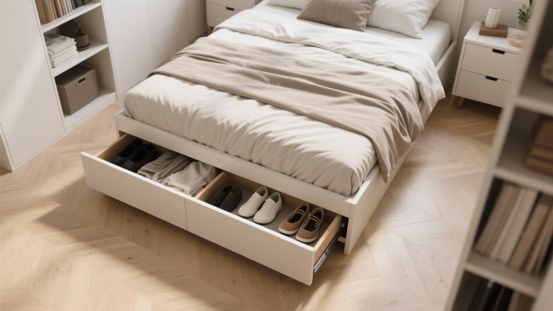 3. Under-Bed Drawers