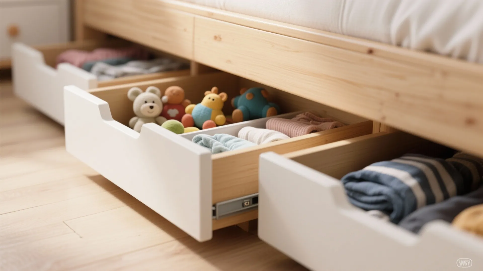 3. Under-Bed Storage Drawers