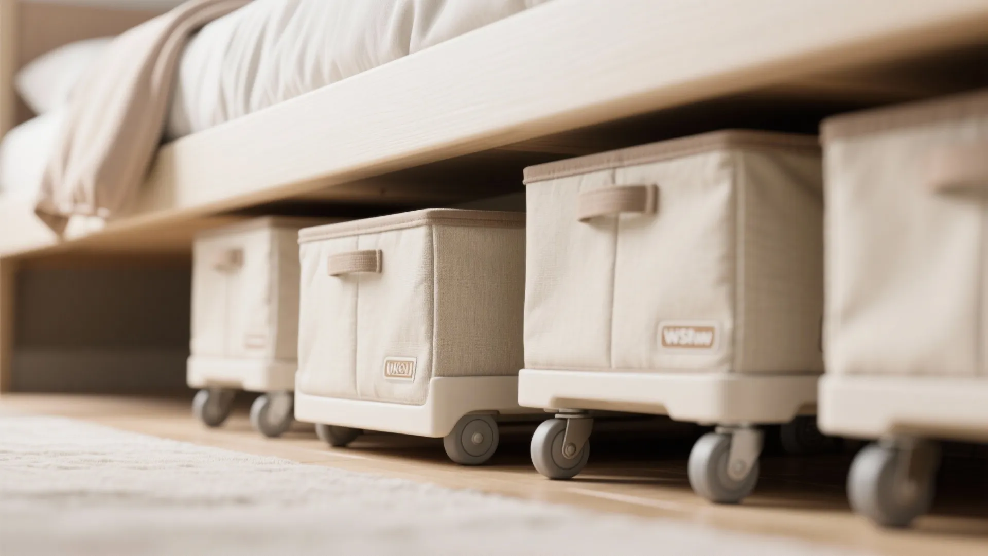8. Under-Bed Rolling Storage