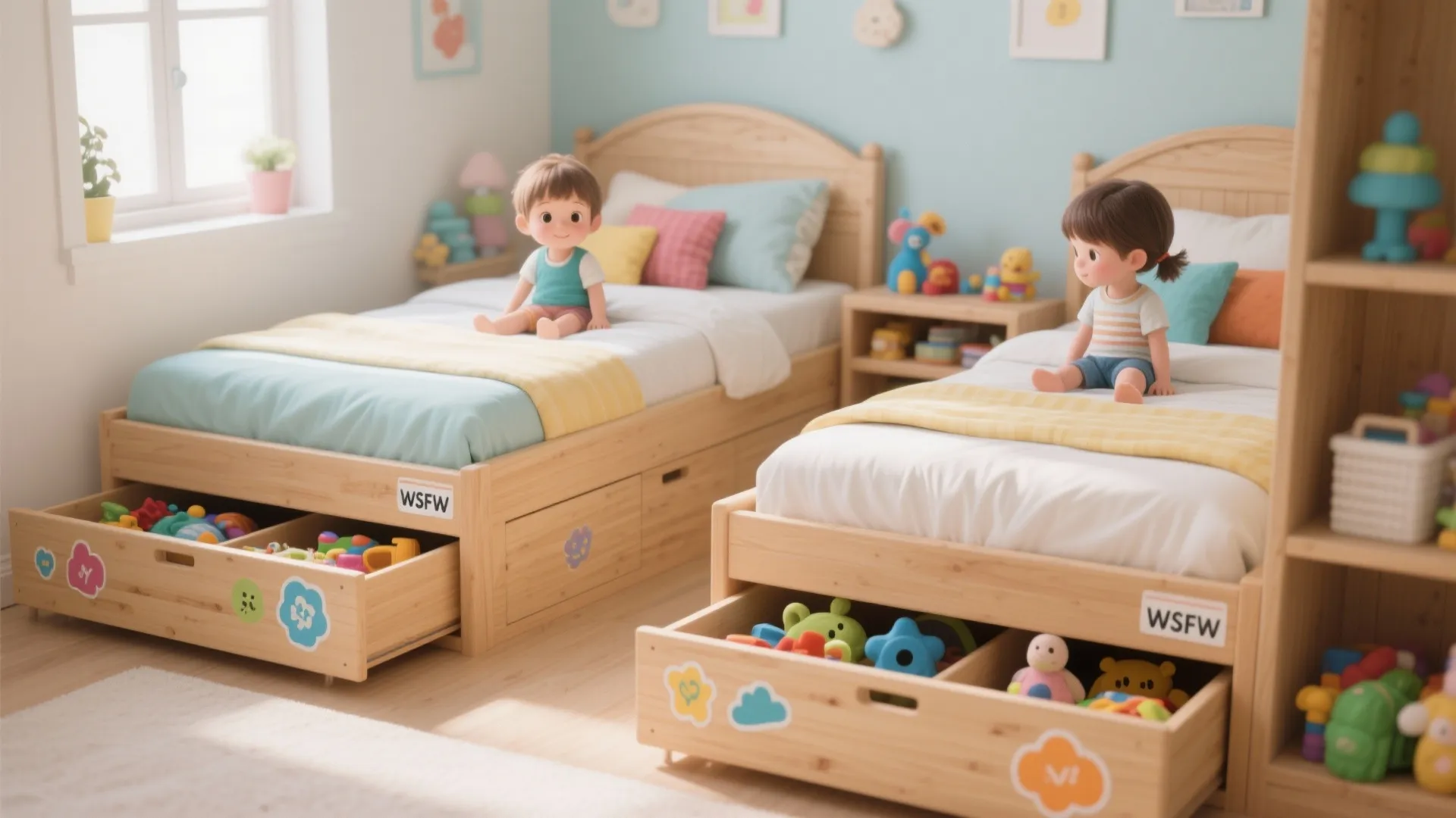 4. Under-Bed Storage Drawers