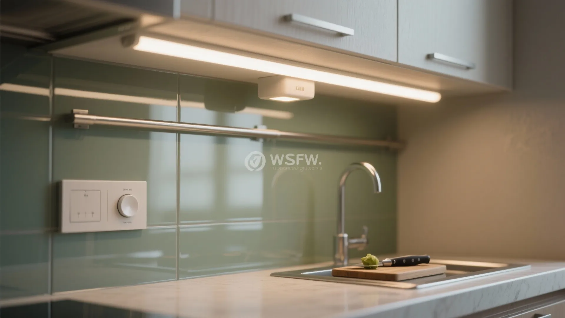 Slim appliances and integrated lighting