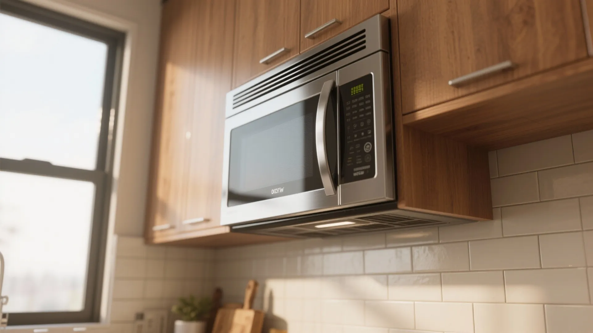 1. Under-Cabinet Microwaves
