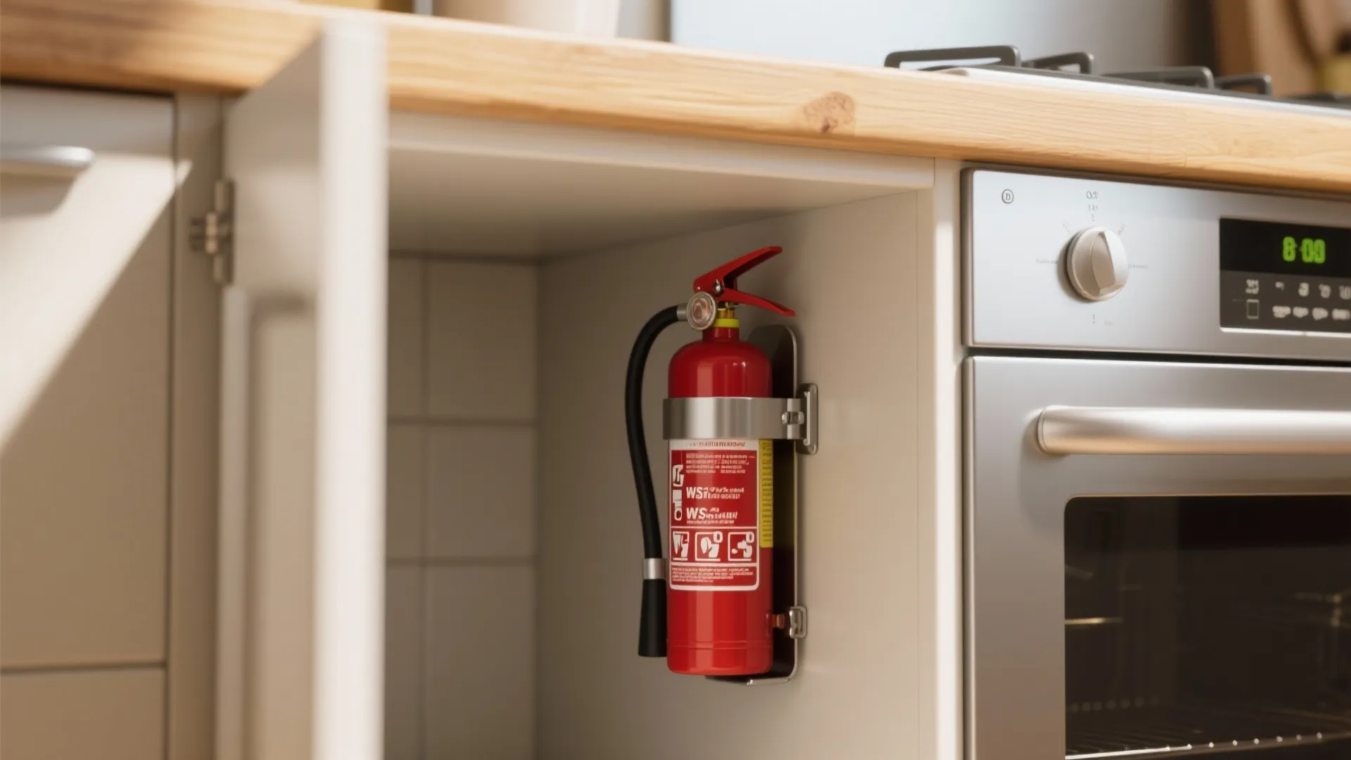 2. Under-cabinet quick-release bracket