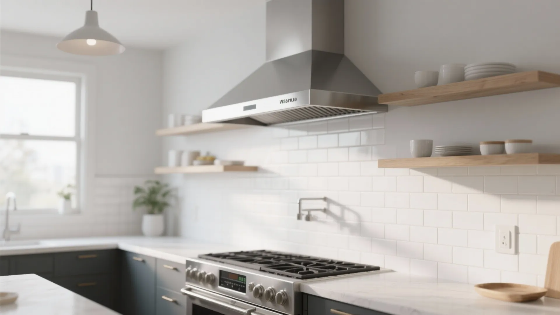 4. Under-Cabinet Modern Hood