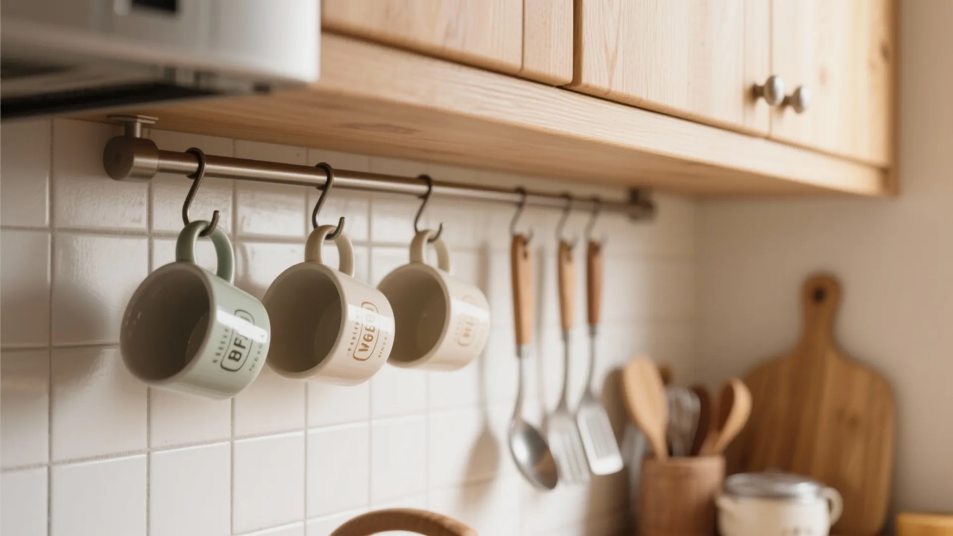 7. Under-Cabinet Hooks