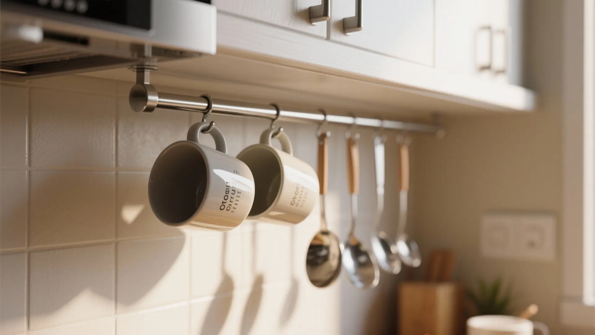 Under-Cabinet Hooks and Rails