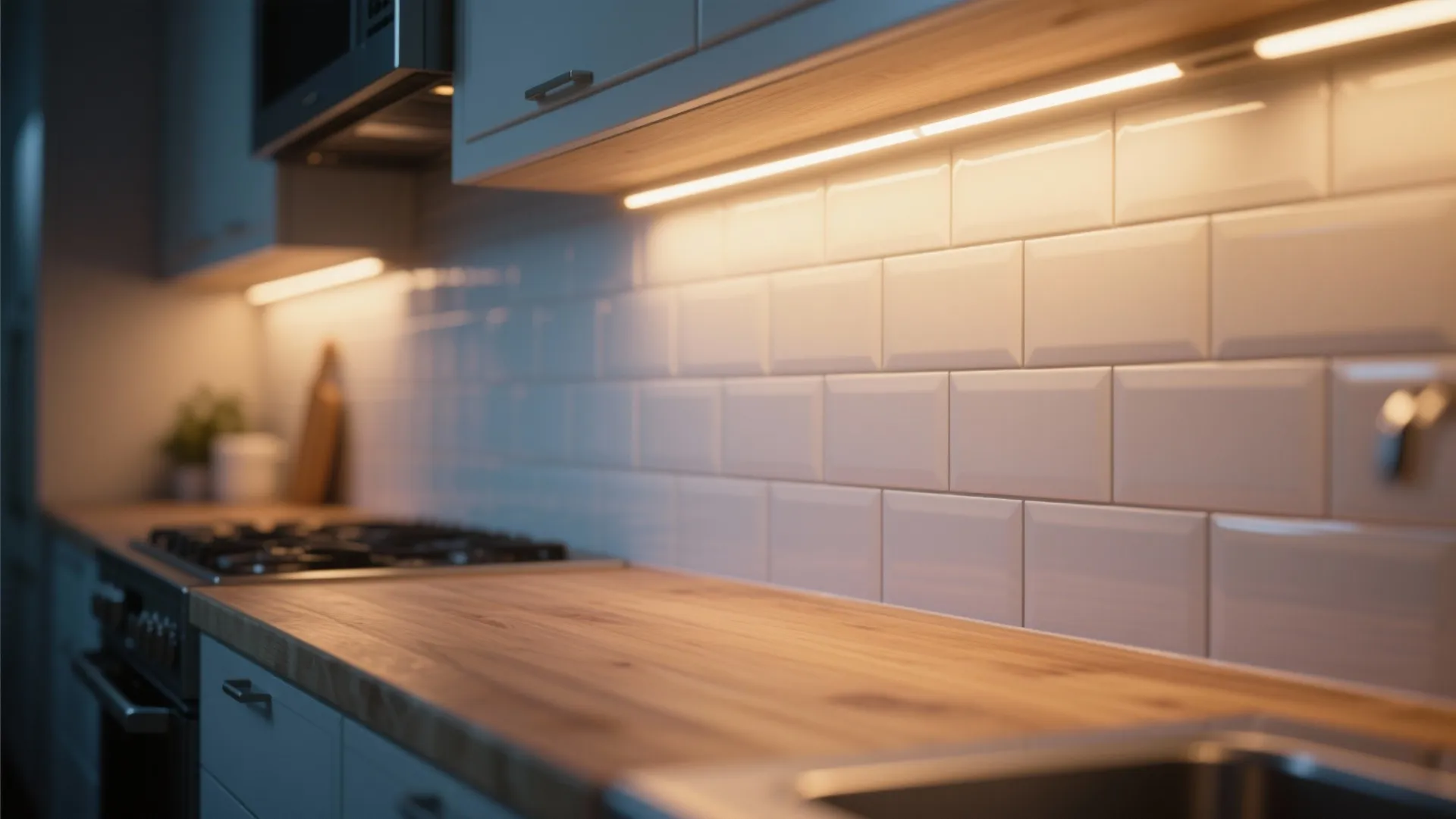 7. Under-Cabinet Lighting