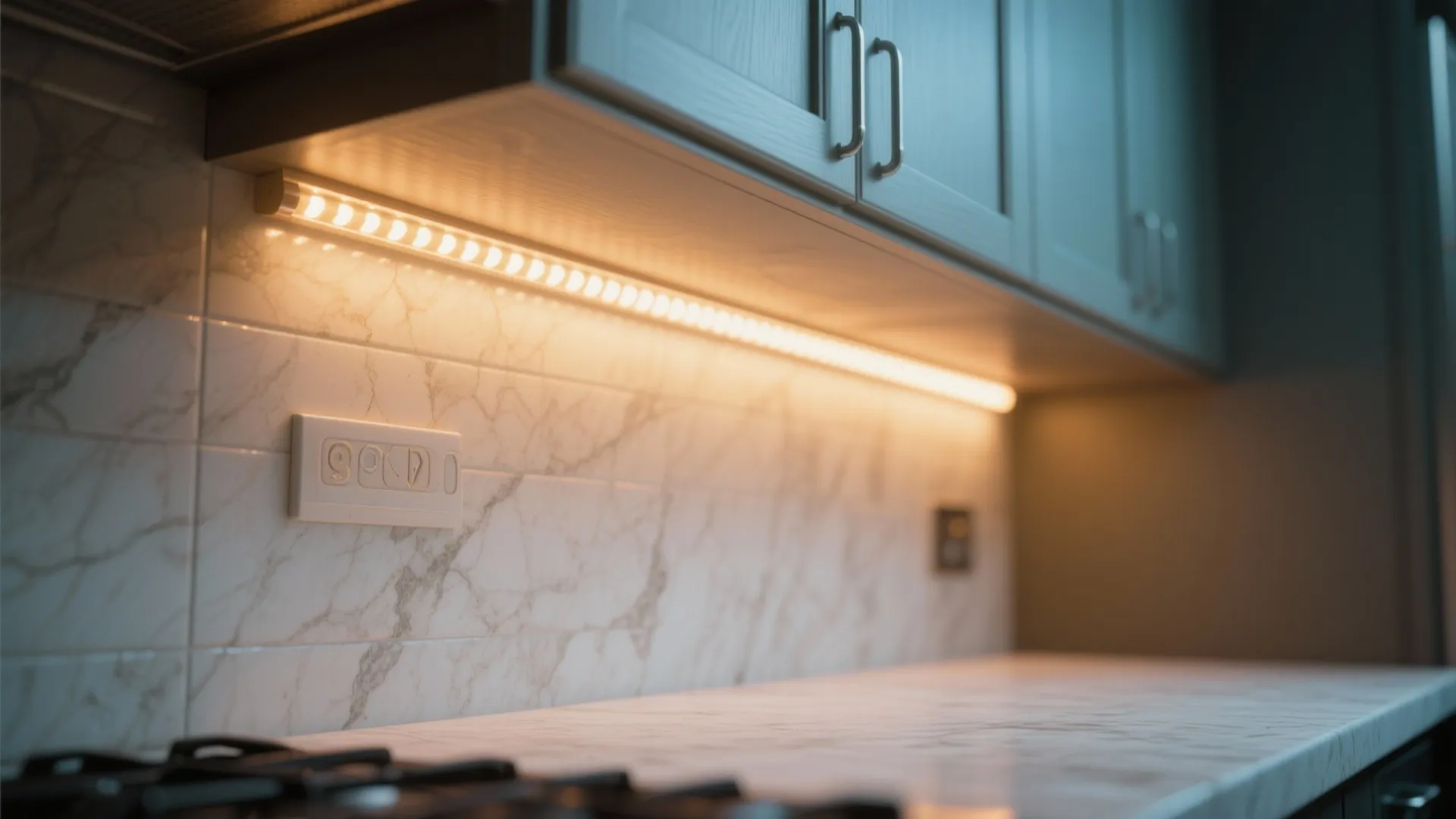 7. Under-cabinet lighting