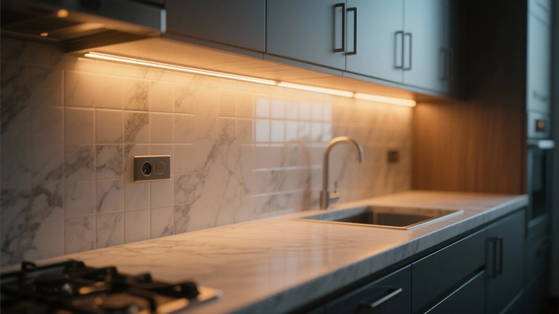 7. Under-Cabinet Lighting