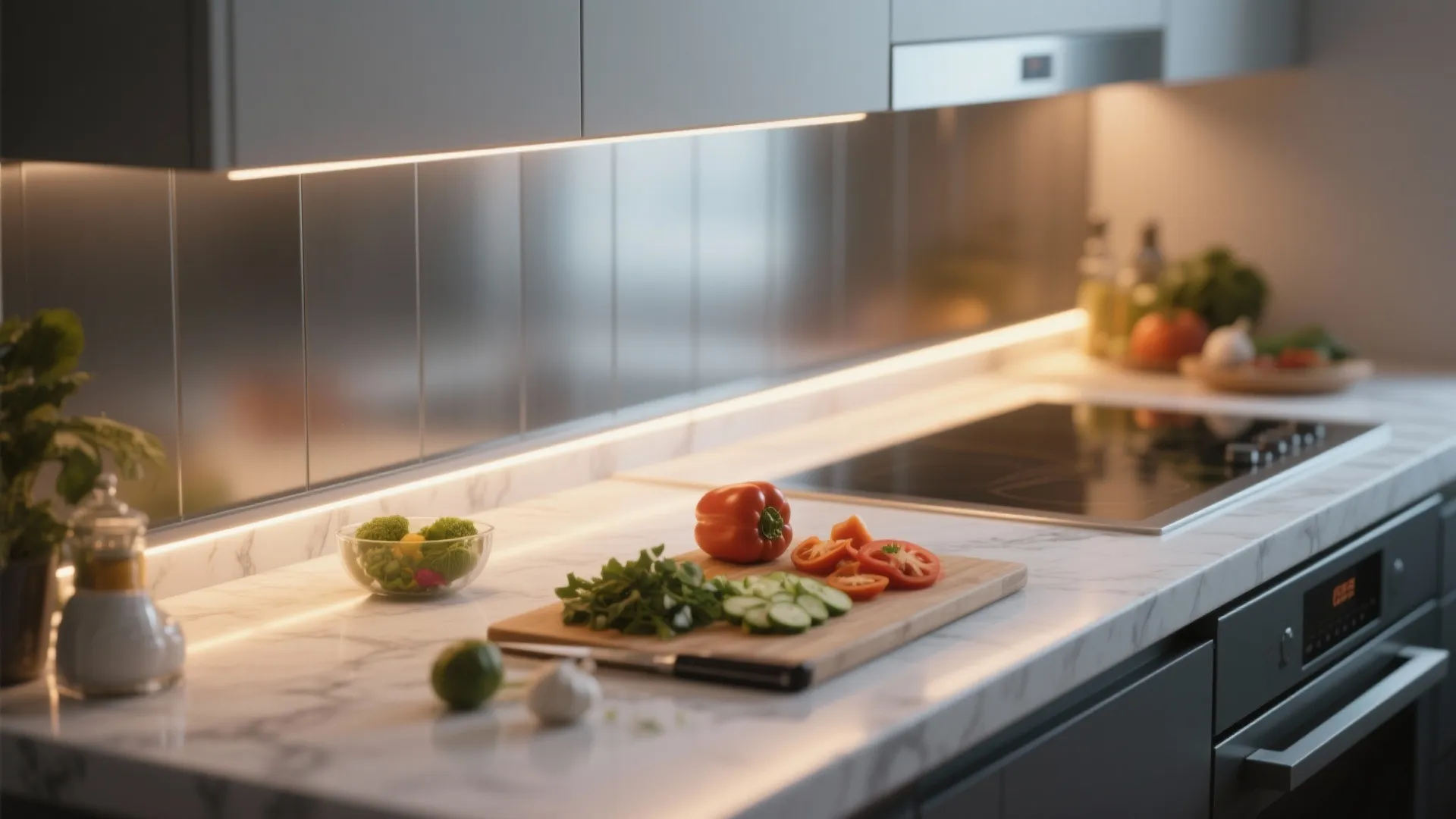 3. Under‑Cabinet Lighting Drama