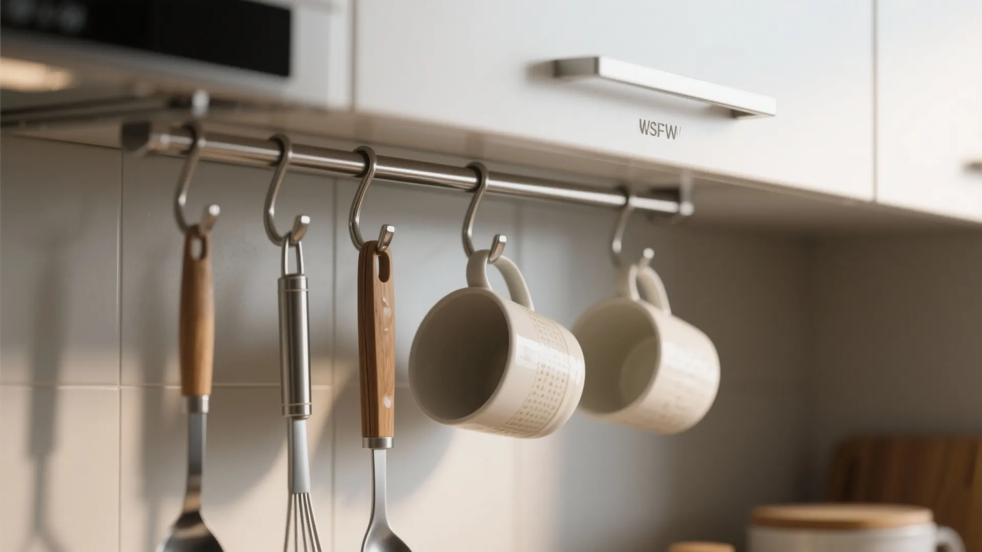 Under-cabinet hanging racks