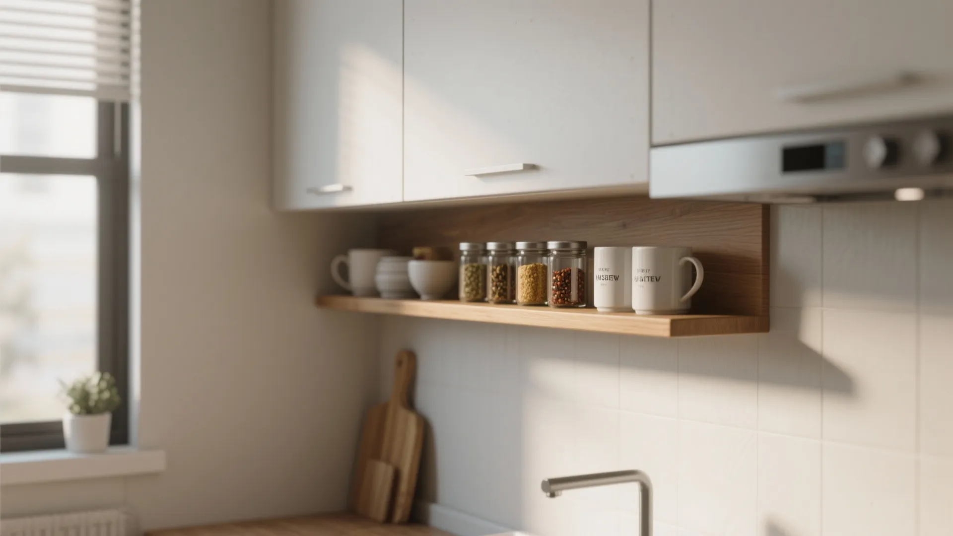 7. Under-Cabinet Shelves