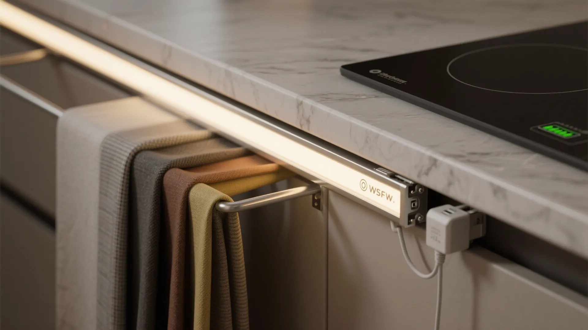 3. Under-cabinet strip lights