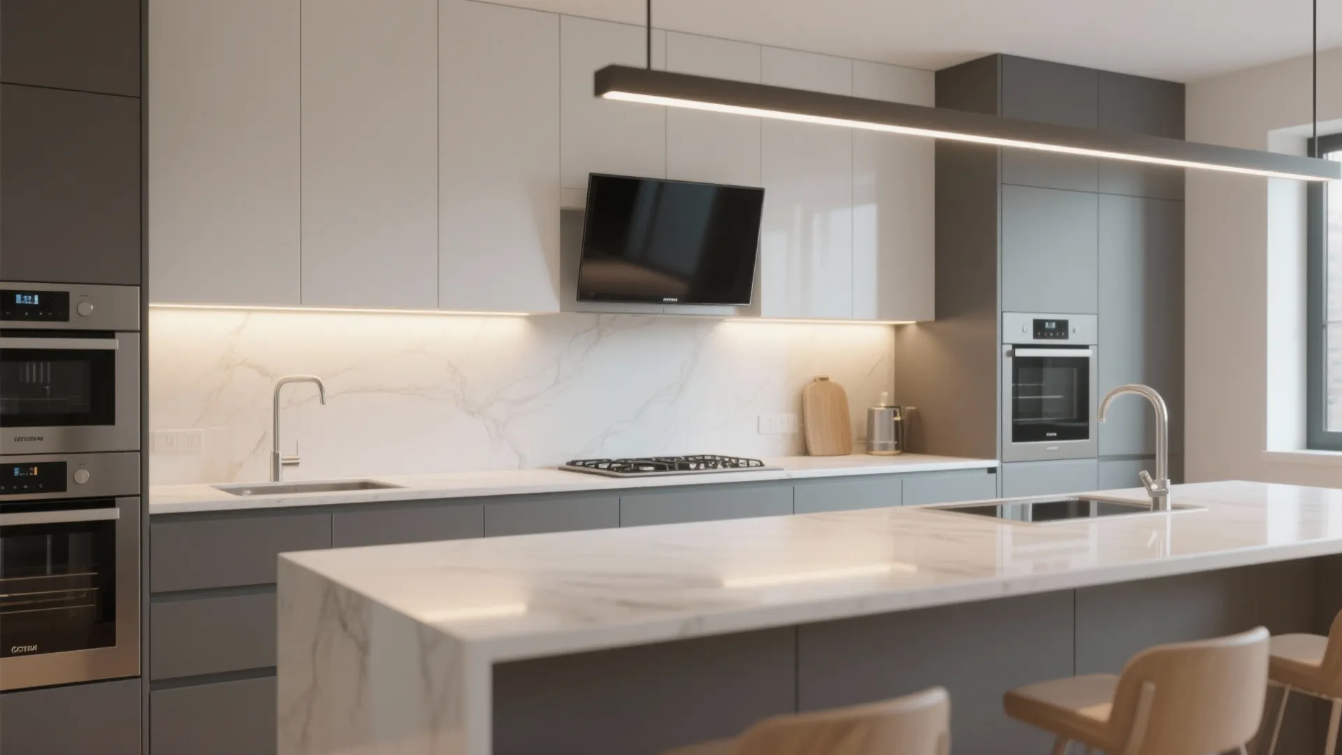 3. Under the Upper Cabinets