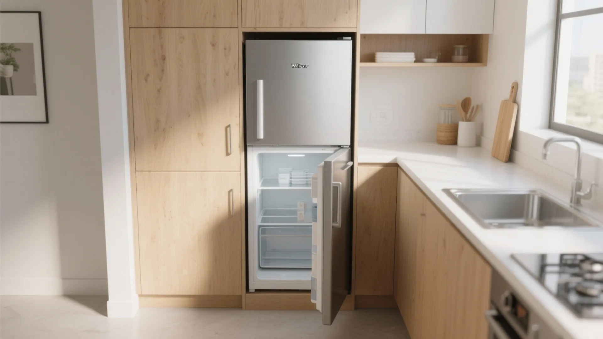 1. Go for an Under-Counter Fridge