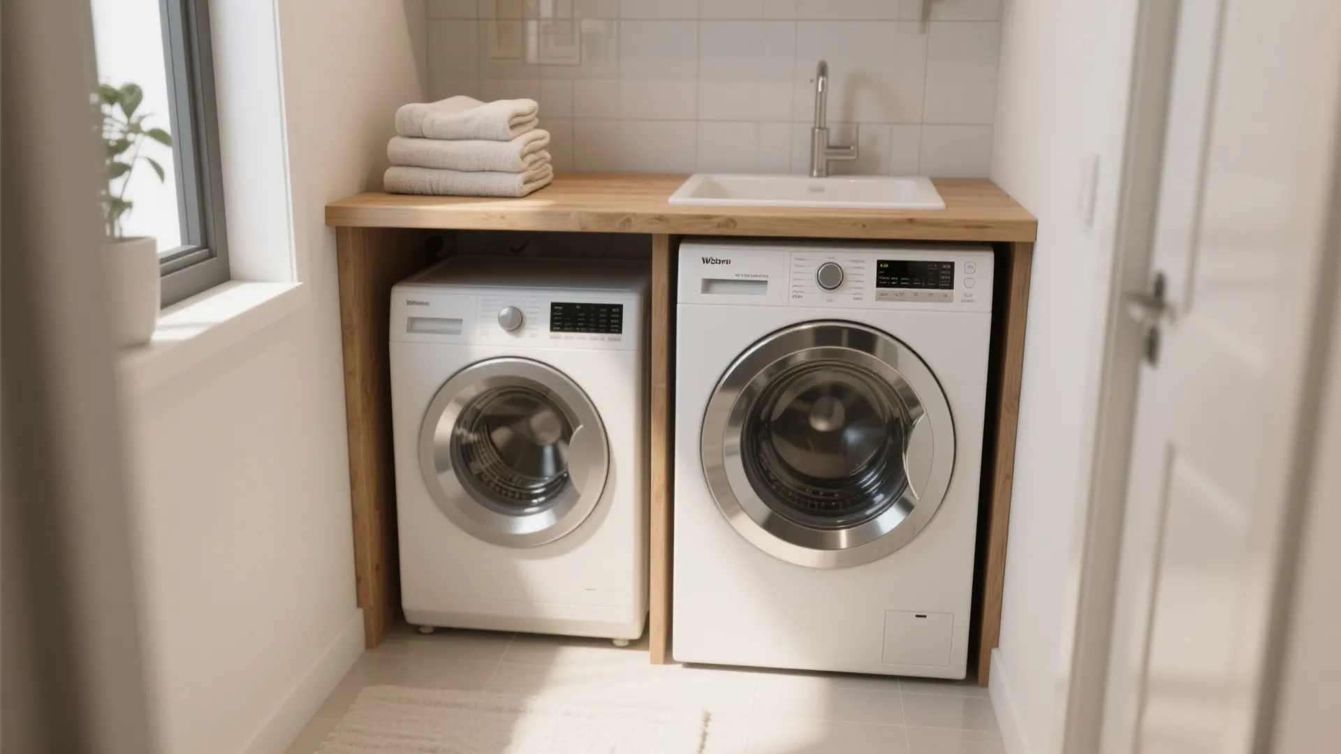 4. Under-Counter Washer/Dryer Setup
