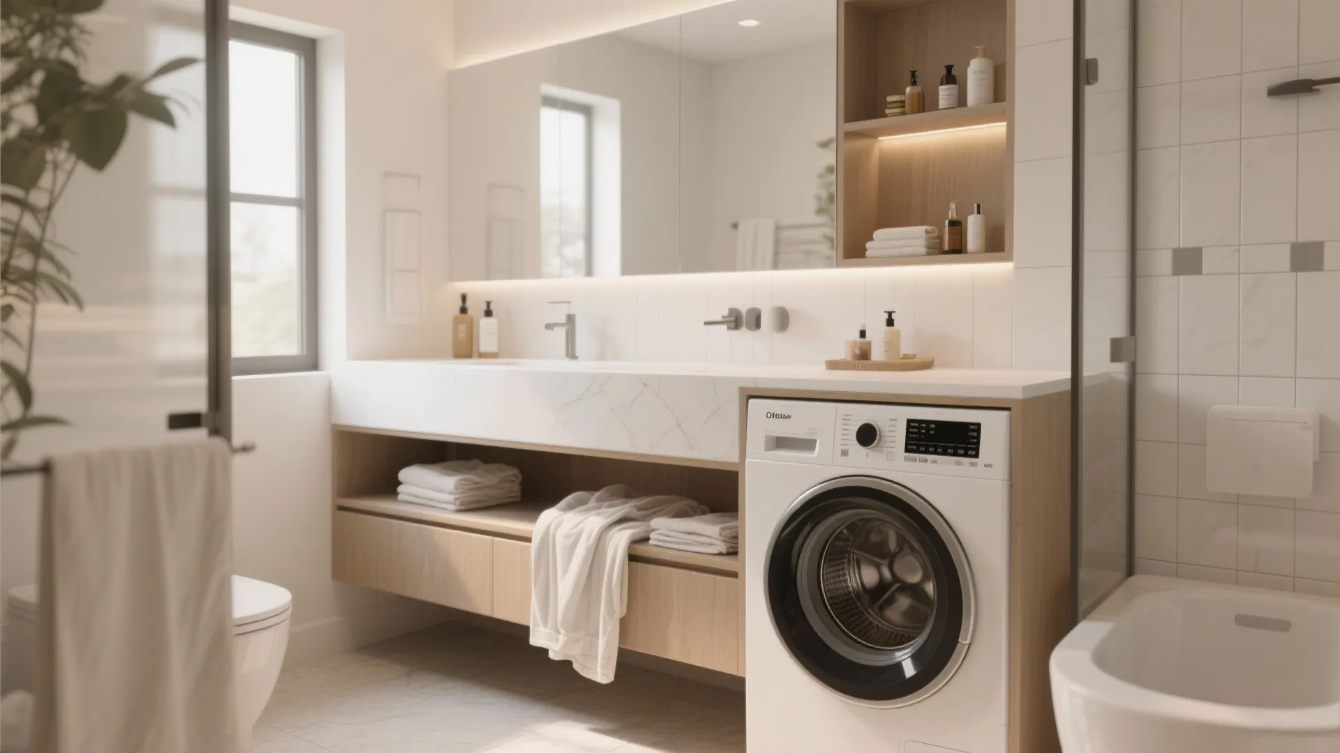 Tip 2: Under-the-Counter Laundry