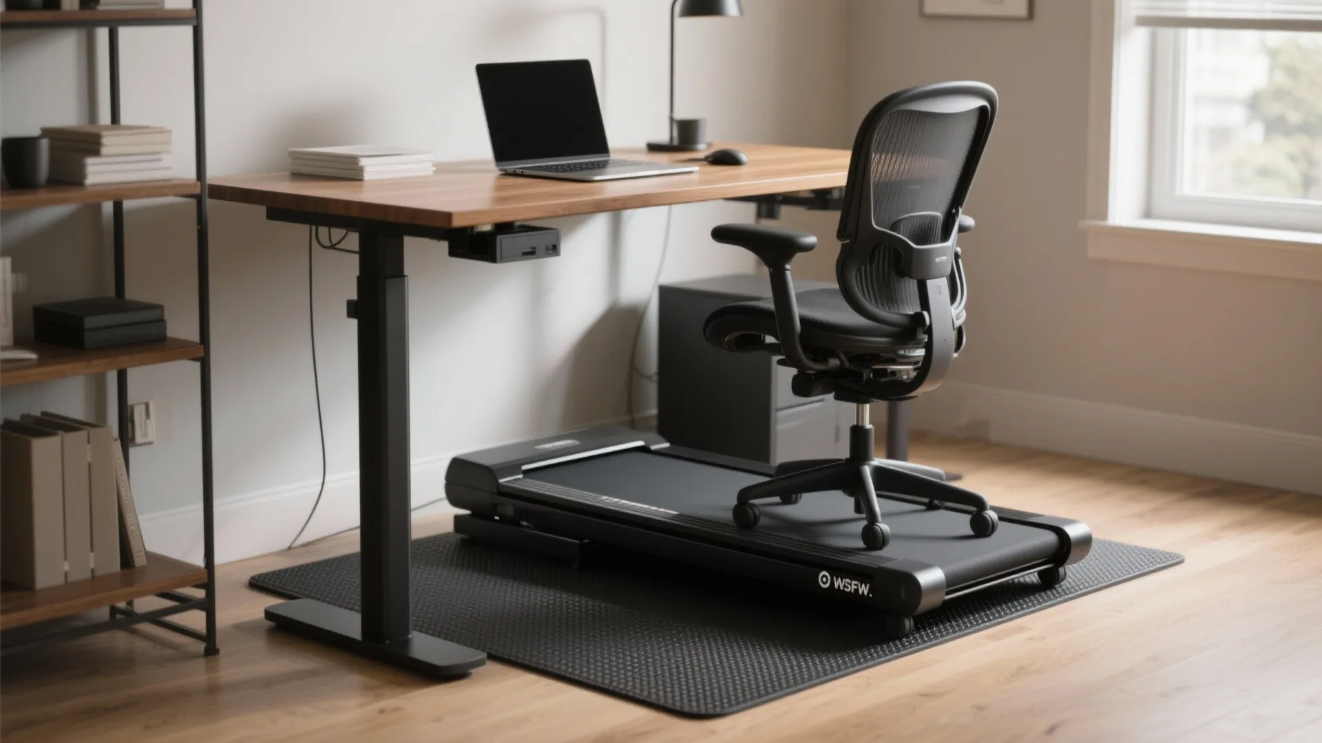 2. Under-desk or convertible cardio station