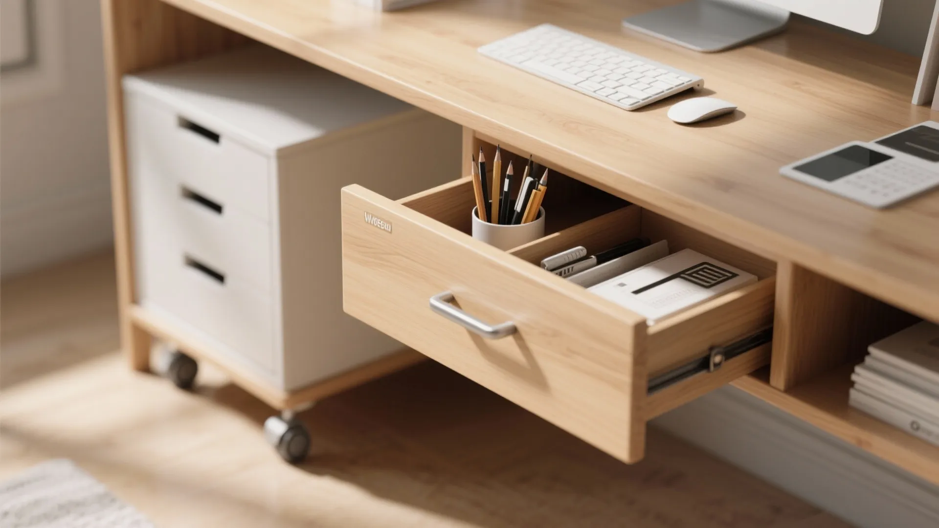 2. Under-Desk Storage Drawers