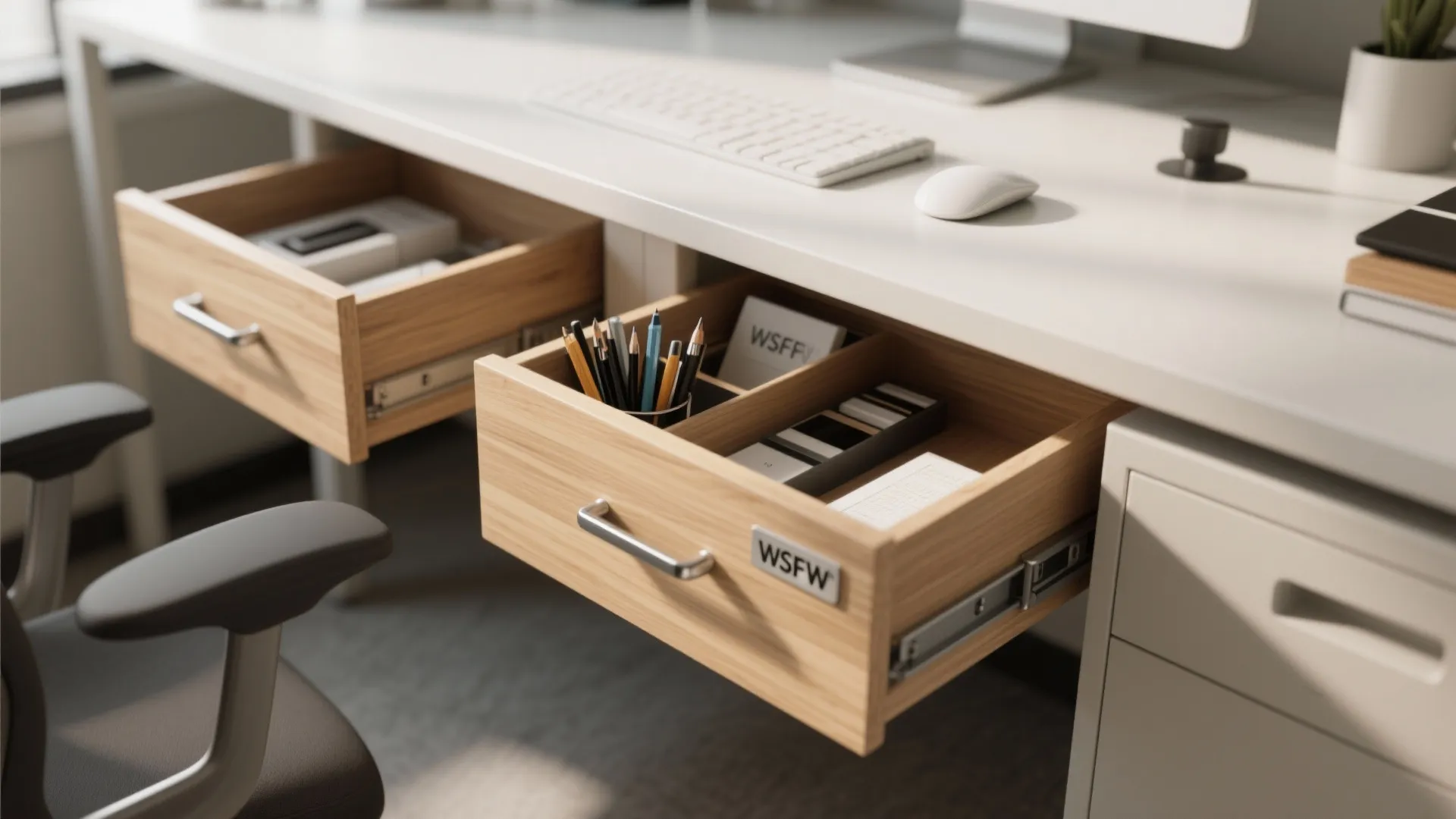 7. Under-Desk Storage Drawers