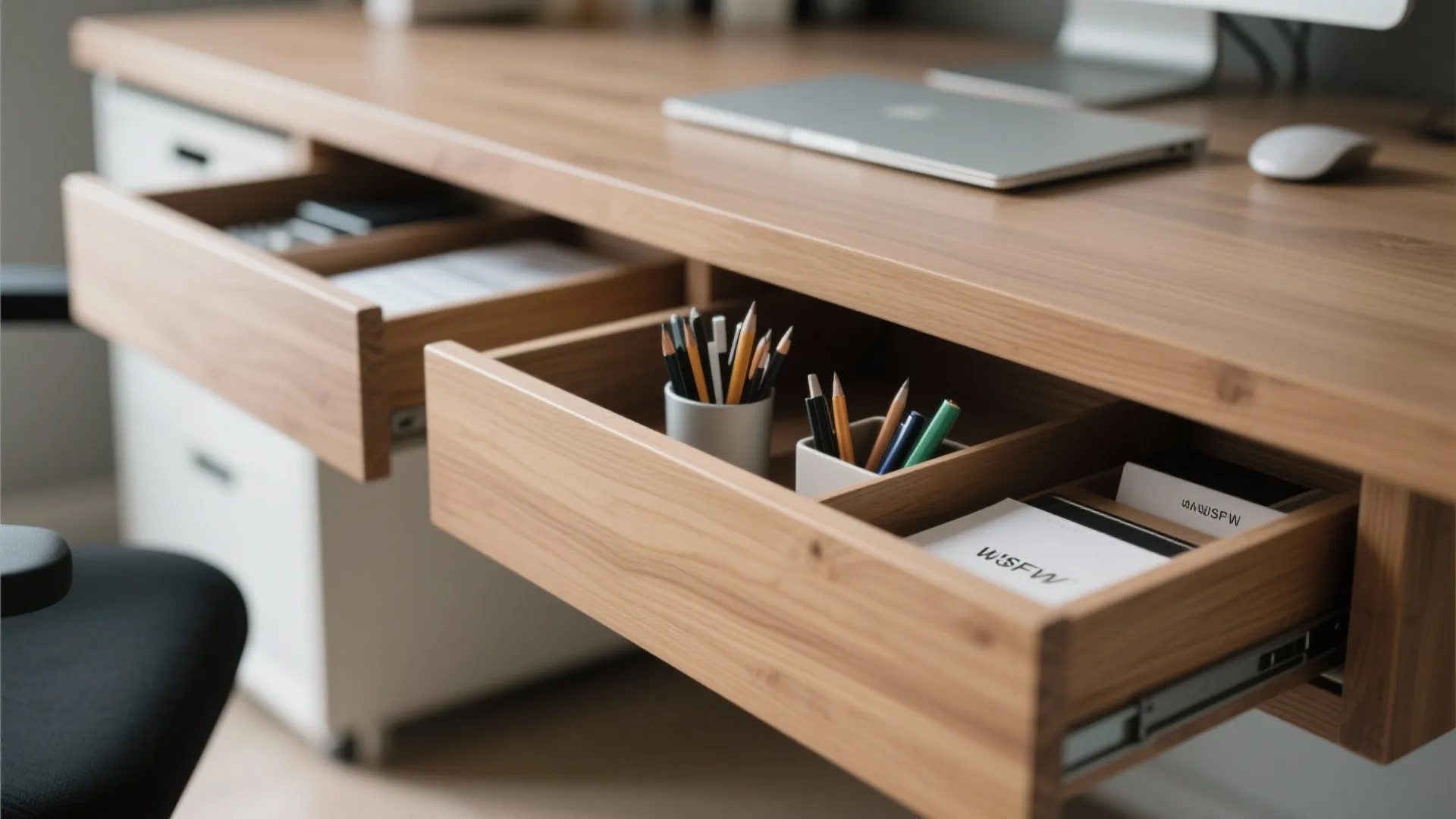 7. Under-Desk Storage