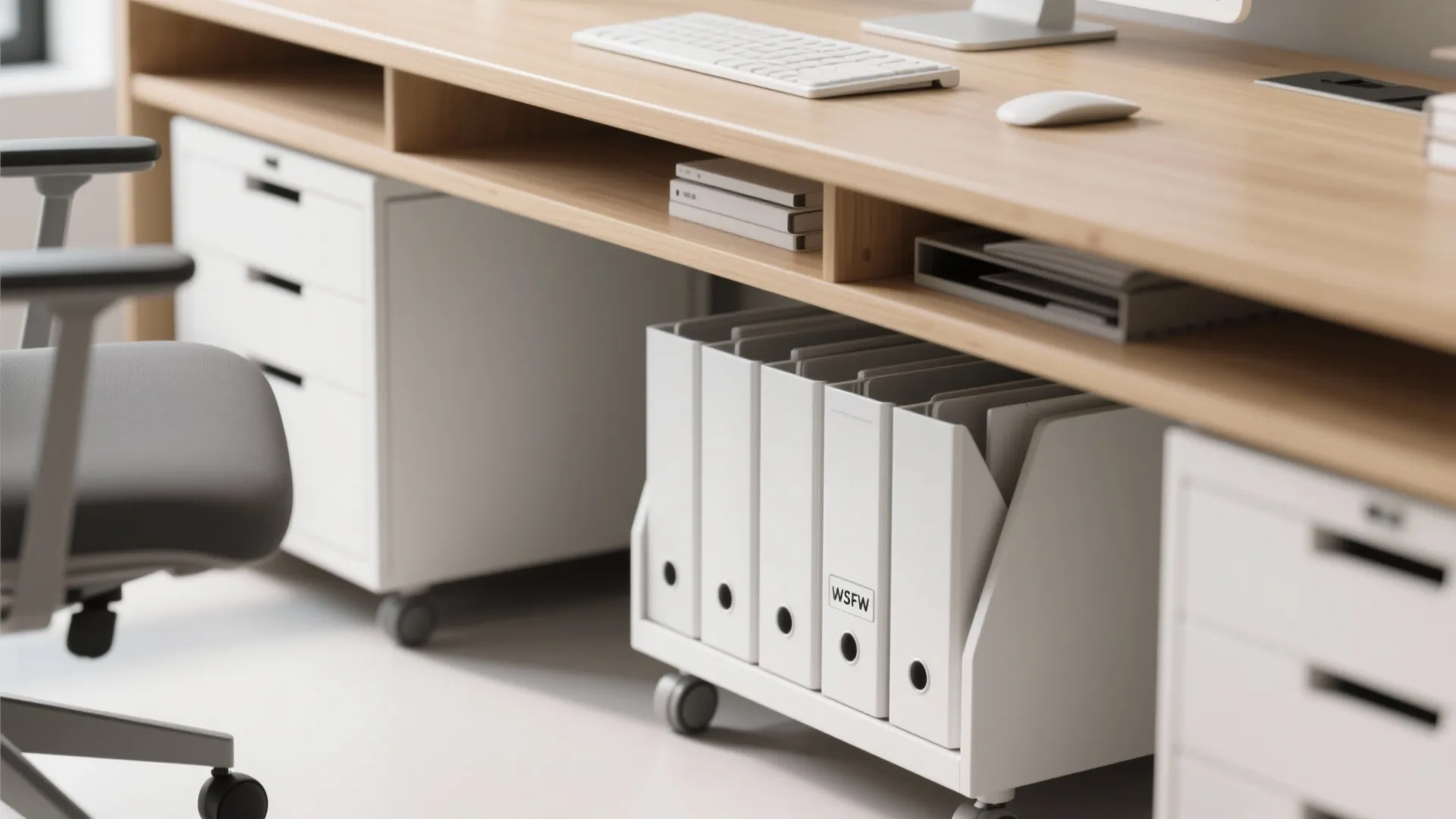 4. Under-desk Storage Solutions