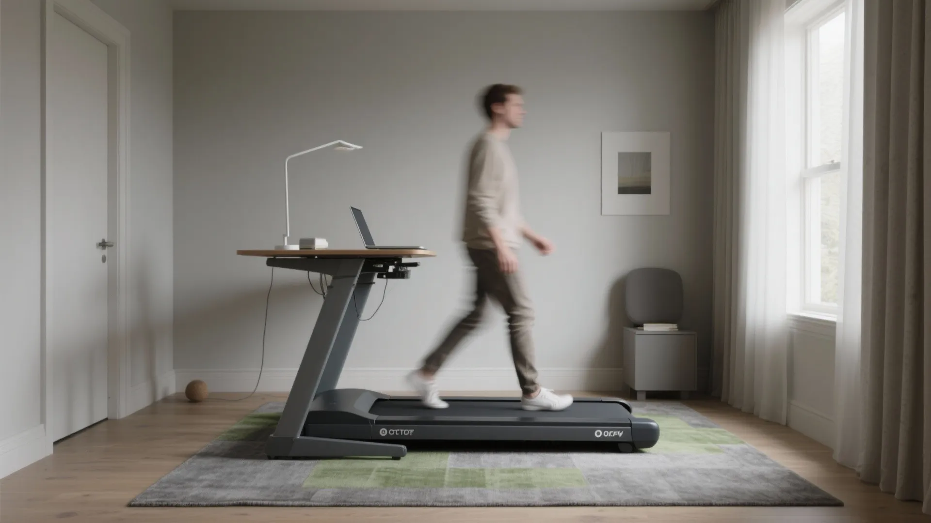 2. Under-desk treadmills for stealthy steps