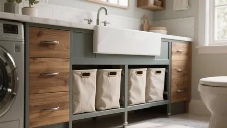 4 Shelf Laundry Basket Ideas Under Countertop — 5 Ideas