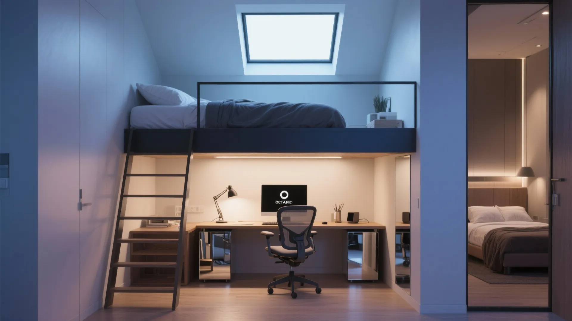 3. Under-Mezzanine Workspace